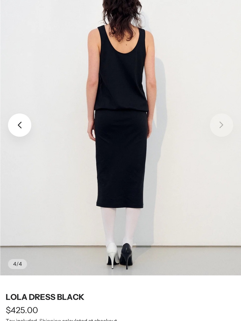 Lola Dress Black - Lamia Lagha w/black belt